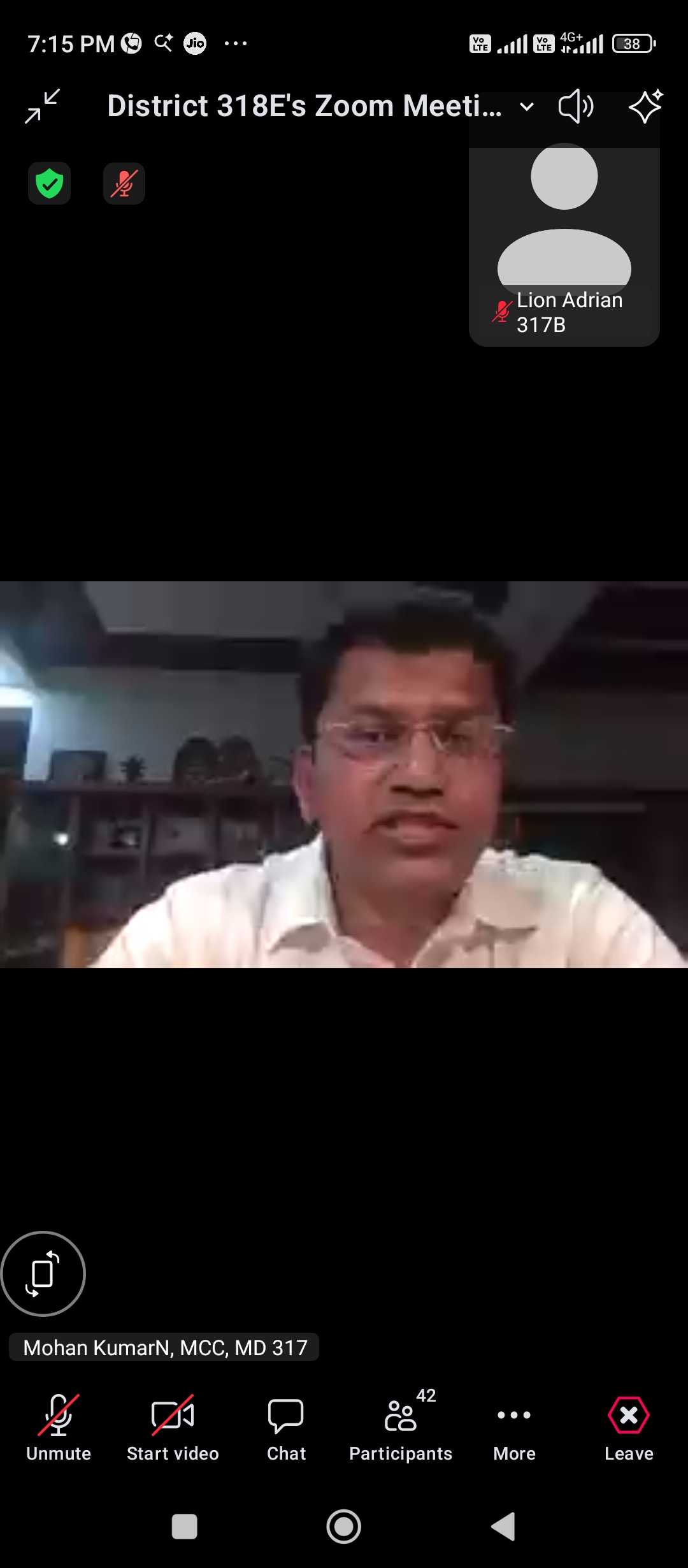 Attended The District and Multiple District Online Meeting on Challenge Accepted Mission 1.5 Updates
