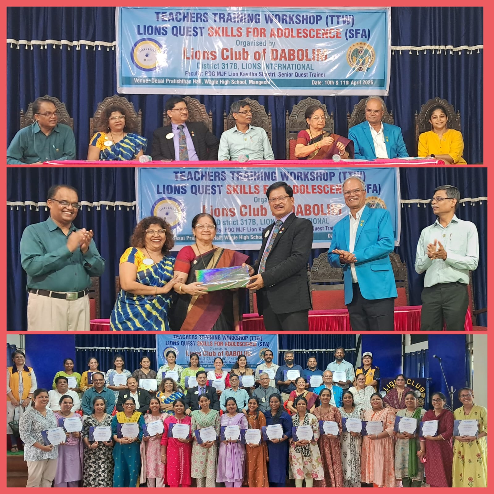 Lions Quest Skills For Adolescence Teachers Training Workshop (TTW)