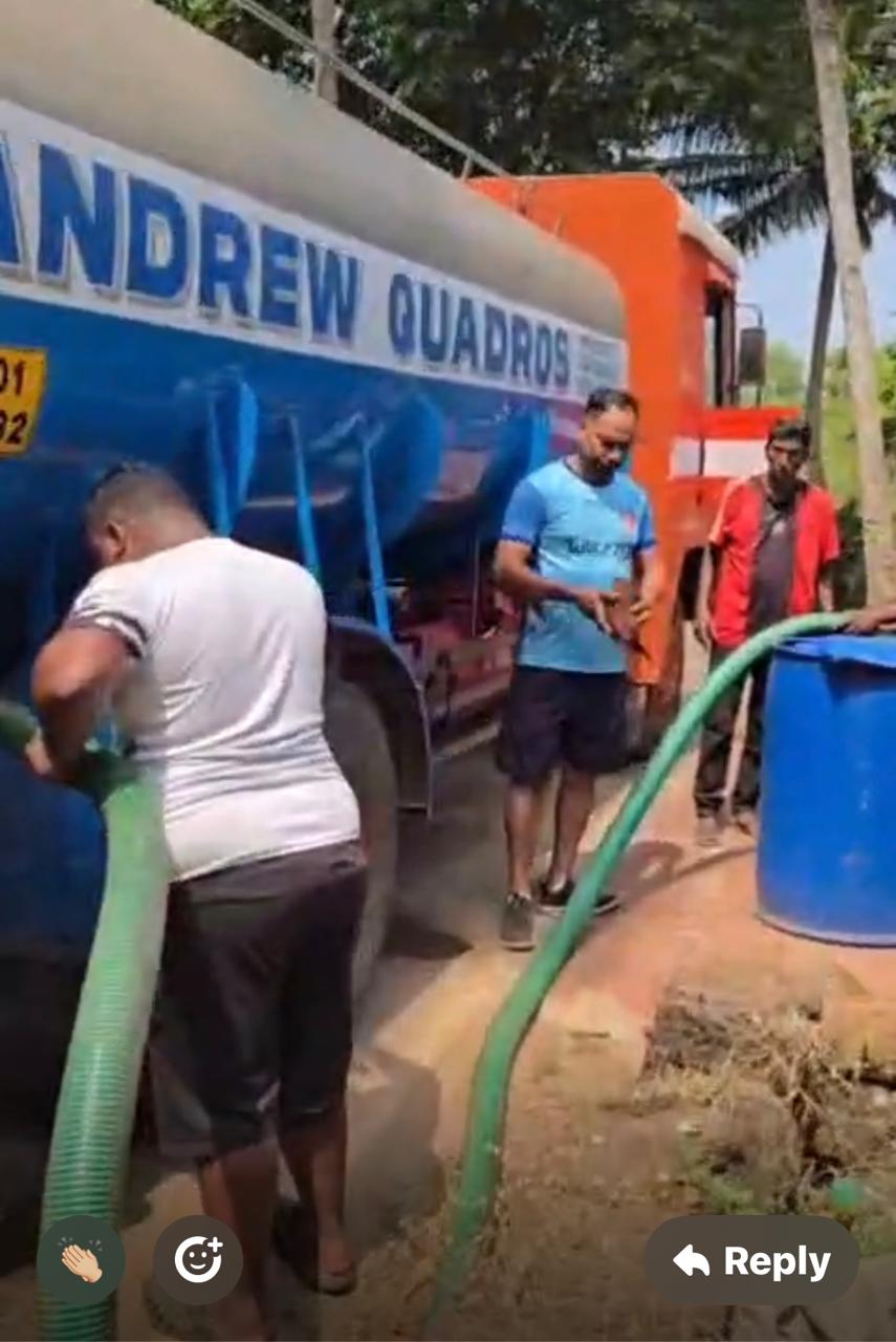 Water tanker arrangement