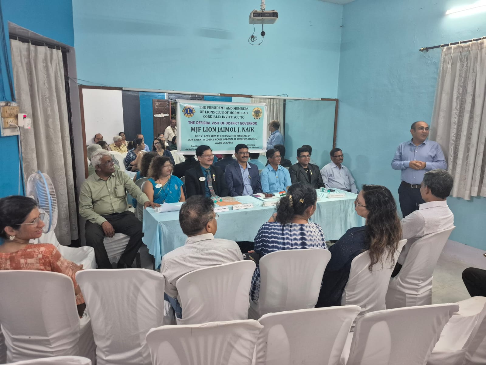 DG visit Mormugao club